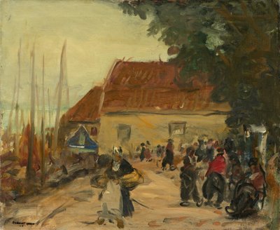 Scena di strada a Volendam, 1910 da Robert Henri