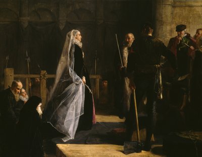 Esecuzione di Maria (1542-87) Regina di Scozia da Robert Herdman