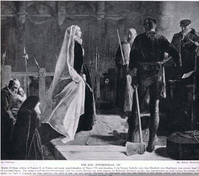 La fine, Fotheringay, 1587, illustrazione da 