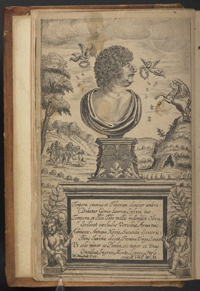 Frontespizio di Hesperides, o le Opere... da Robert Herrick