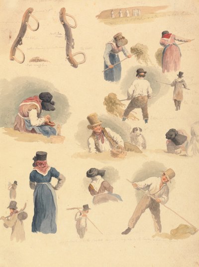 Studi di fienaioli da Robert Hills