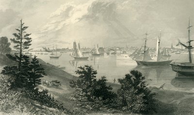 La città di Detroit, dalla riva canadese da Robert Hinshelwood