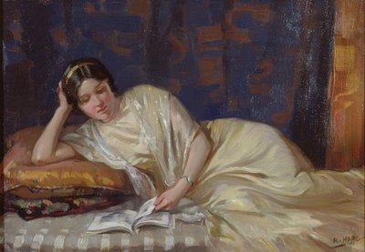 Il vestito di seta gialla da Robert Hope