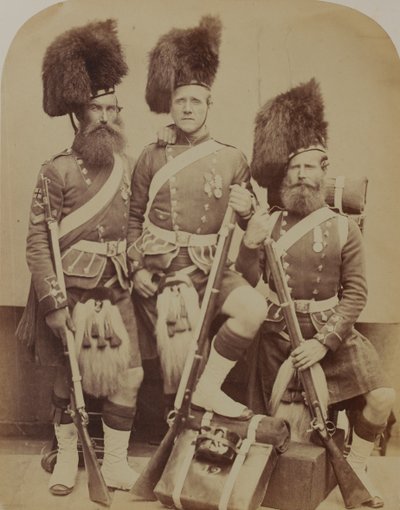 Gardner, McKenzie e Glen, 42° (The Royal Highland) Reggimento di Fanteria da Robert Howlett