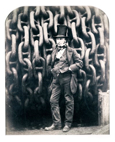 Isambard Kingdom Brunel, ingegnere britannico, 1857 da Robert Howlett