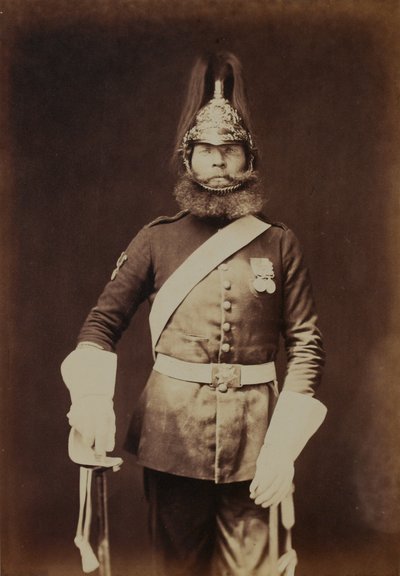 Cavaliere Macnamara, 5° Dragoni (Principessa Carlotta del Galles) da Robert Howlett