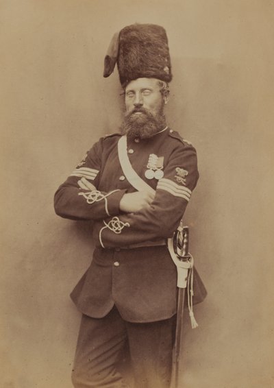 Sergeant Glasgow, Royal Artillery, 1856 da Robert Howlett