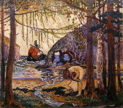 Barca dei sogni, c.1915 da Robert James Enraght Moony