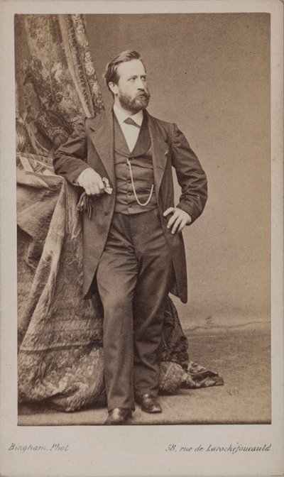 Ritratto del pittore Ludwig Knaus 1829-1910 da Robert Jefferson Bingham