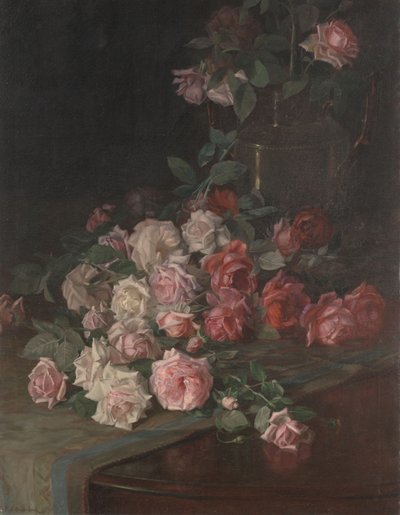Rose e mogano, c.1900 da Robert Jenkins Onderdonk