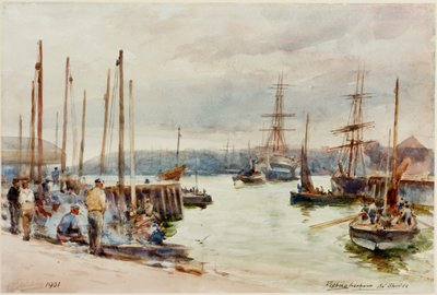 Porto di pesca, North Shields da Robert Jobling