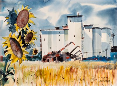 Elevatore di grano, Kansas da Robert Johnson