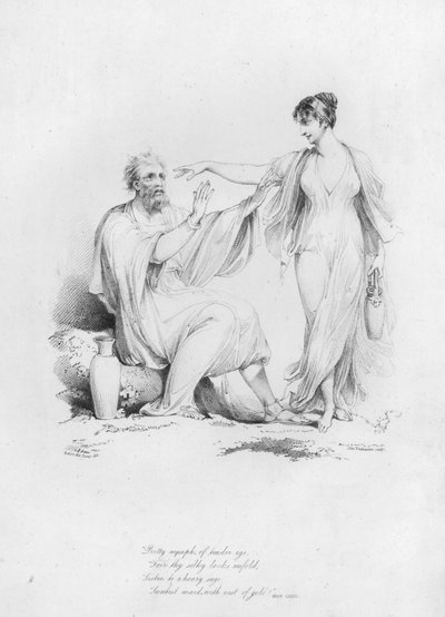Anacreonte, Ode LXXVII da Robert Kerr (after) Porter