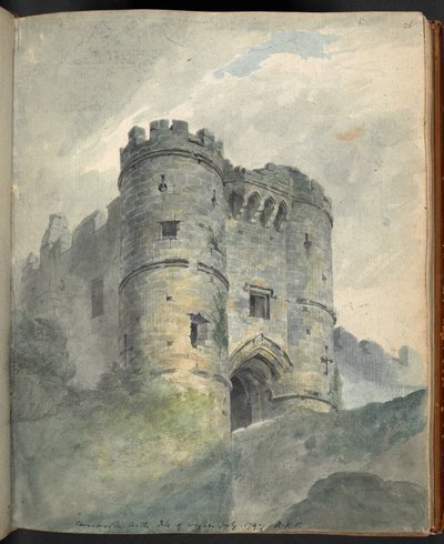 Castello di Carisbrooke, Isola di Wight da Robert Kerr Porter