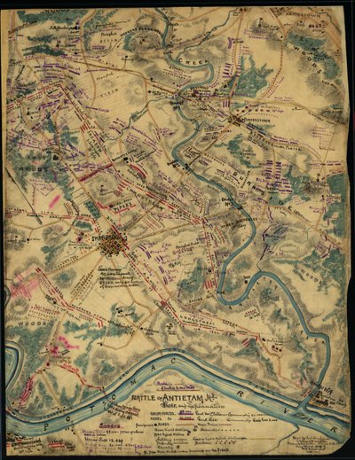 Battaglia di Antietam, Md. LOC gvhs01.vhs00259 da Robert Knox Sneden