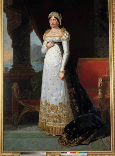 Ritratto a figura intera di Letizia Bonaparte da Robert Lefevre