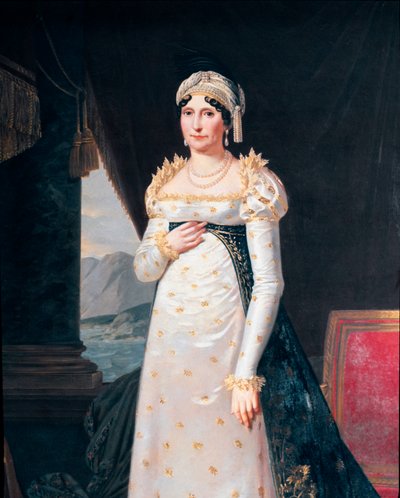 Ritratto di Letizia Bonaparte (Letizia Maria Ramolino) (1750-1836), madre di Napoleone Bonaparte (dettaglio). Dipinto di Robert Lefevre (1755-1830) Museo Napoleonico, Roma da Robert Lefevre