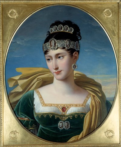 Ritratto di Paolina Bonaparte, Principessa Borghese (1780-1825) sorella di Napoleone I. Dipinto di Robert Lefevre (1755-1830) da Robert Lefevre