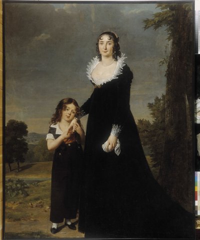Ritratto di una madre con suo figlio da Robert Lefevre