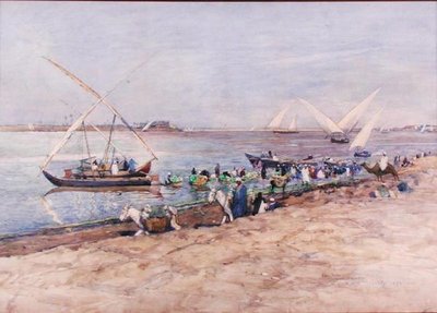Il Nilo vicino al Cairo da Robert McGowan Coventry