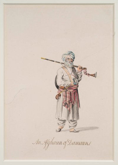 Un Afghano di Damaun da Robert Melville Grindlay