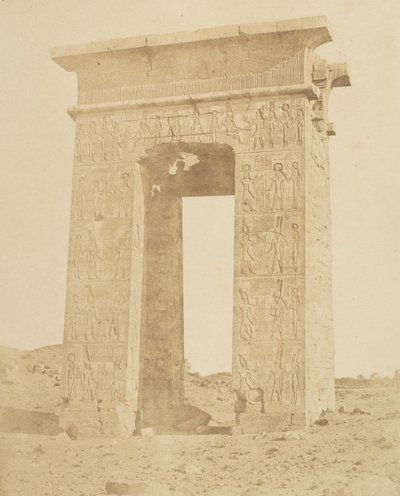 Porta di Tolomeo Filomede, 180 a.C., Karnak, ca. 1856 da Robert Murray.