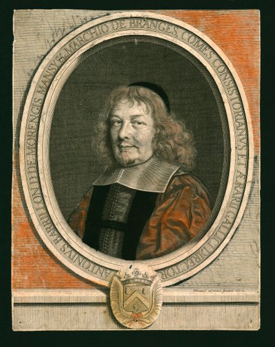Antoine Barrillon de Morangis, c1661 da Robert Nanteuil