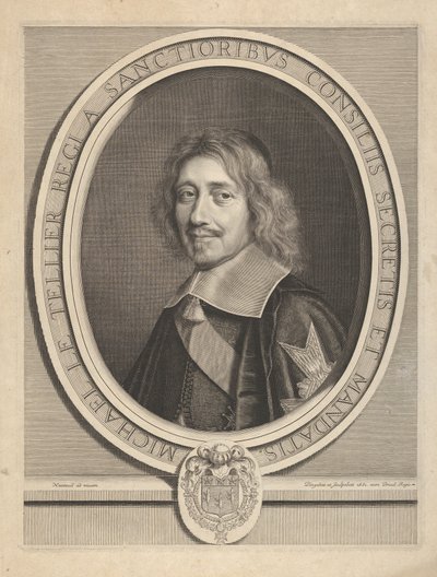 Cancelliere Michel IV Le Tellier da Robert Nanteuil