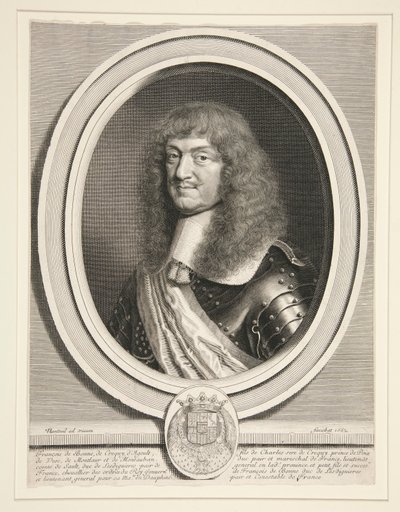 François de Bonne, Maresciallo di Créquy, duca di Lesdiguières (1624-1687) da Robert Nanteuil