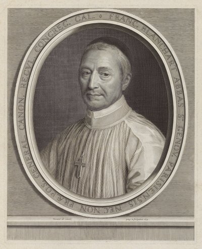 François Blanchart, Abate di Sainte-Geneviève da Robert Nanteuil