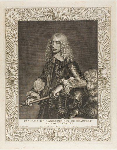François de Vendôme, duca di Beaufort da Robert Nanteuil