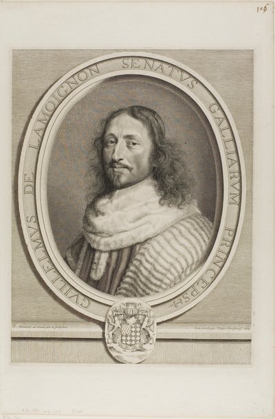 Guillaume de Lamoignon da Robert Nanteuil