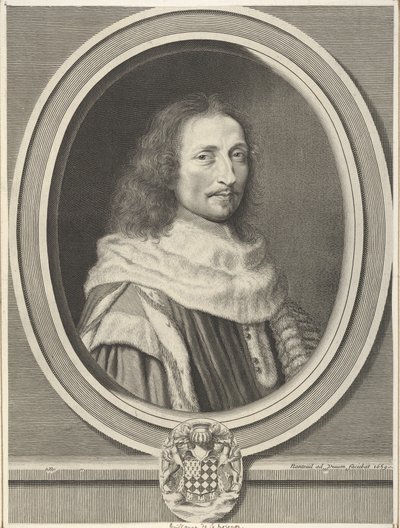 Guillaume de Lamoignon, 1659 da Robert Nanteuil