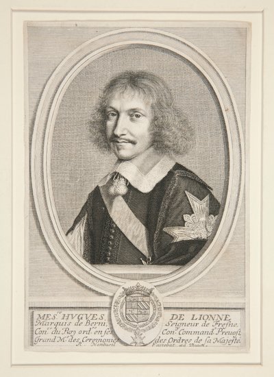 Hugues de Lionne, Marchese di Berni (1611-1671) da Robert Nanteuil