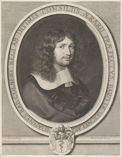 Jean-Baptiste Colbert, 1660 da Robert Nanteuil