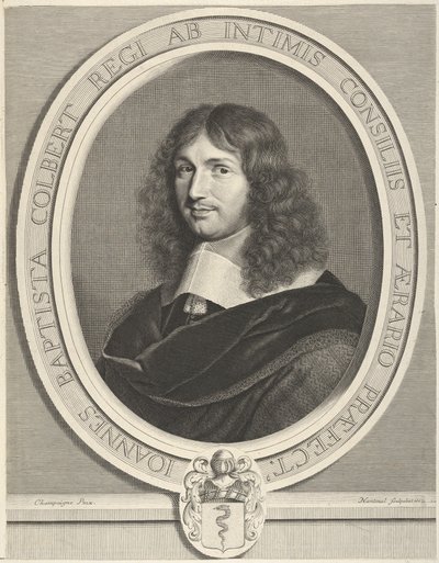 Jean-Baptiste Colbert, 1662 da Robert Nanteuil