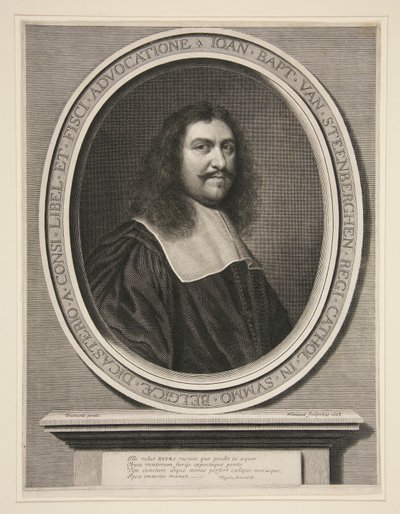 Jean Baptiste van Steenberghen, Consigliere del Re al Consiglio delle Fiandre da Robert Nanteuil