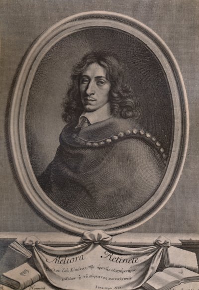 John Evelyn, scrittore, giardiniere e diarista inglese da Robert Nanteuil