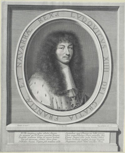Re di Francia Luigi XIV da Robert Nanteuil