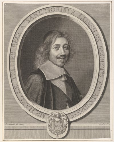 Il cancelliere Michel IV Le Tellier, 1662 da Robert Nanteuil