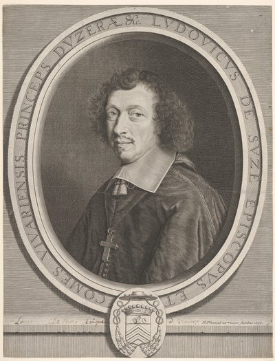 Louis-François de La Baume de Suze, 1656 da Robert Nanteuil