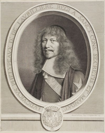 Louis Phélypeaux de la Vrillière da Robert Nanteuil