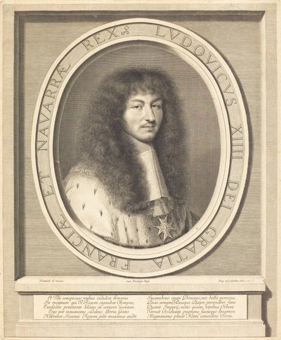 Luigi XIV da Robert Nanteuil