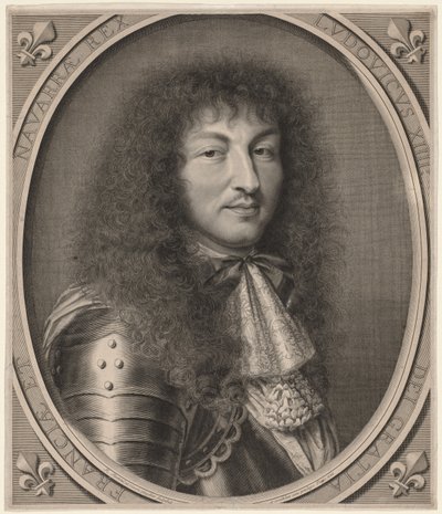 Luigi XIV, 1666 da Robert Nanteuil