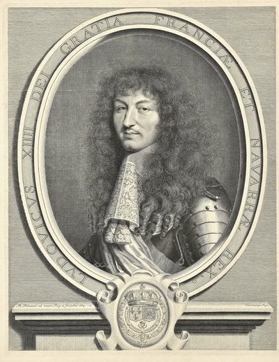 Luigi XIV, Re di Francia 1638-1715, 1664 da Robert Nanteuil