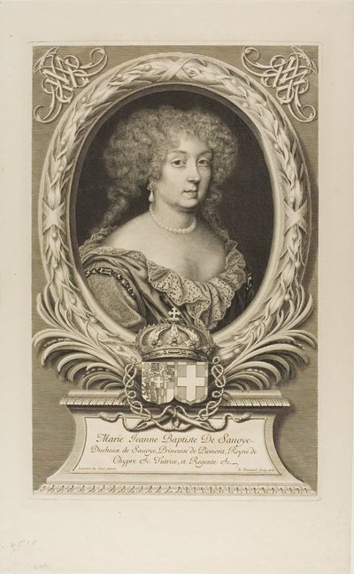 Marie Jeanne Baptiste, duchessa di Savoia da Robert Nanteuil