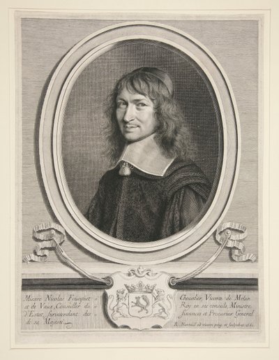Nicolas Fouquet (Foucquet), Visconte di Melun e di Vaux da Robert Nanteuil