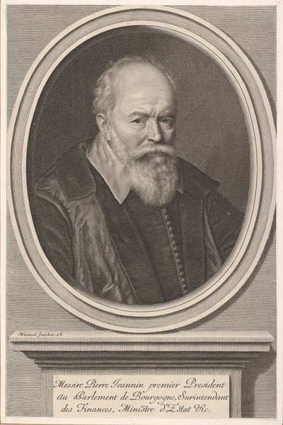 Pierre Jeannin, ca. 1656 da Robert Nanteuil