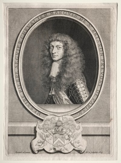 Pierre Seguier Cavaliere, Marchese di St. Brisson da Robert Nanteuil
