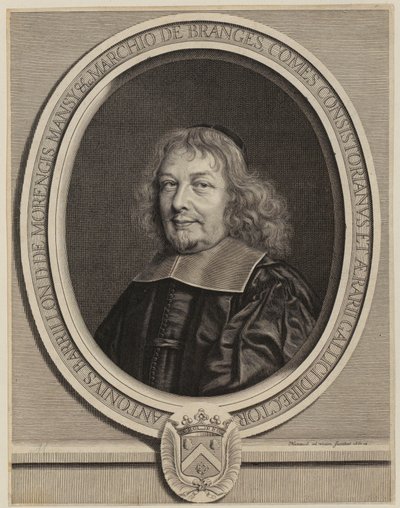 Ritratto di Antoine Barillon [Barrillon] da Robert Nanteuil